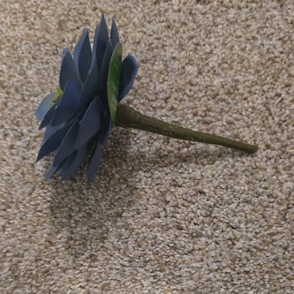 Ashland Faux Floral in Blue and Yellow